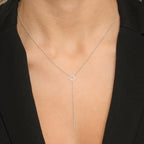Collar "Brescia" D 0.154/28 - Oro blanco 375/1000