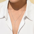 Collar "Brescia" D 0.154/28 - Oro blanco 375/1000