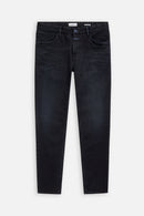 Jean Drop Cropped - Blue/Black - Homme