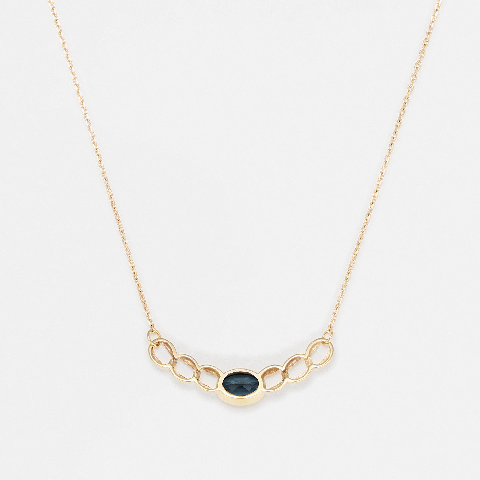 Collier "Anastasia Topaze"  Lbt0,57/1