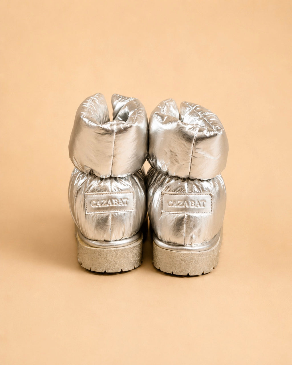 Bota Cazaboot de nailon plateado