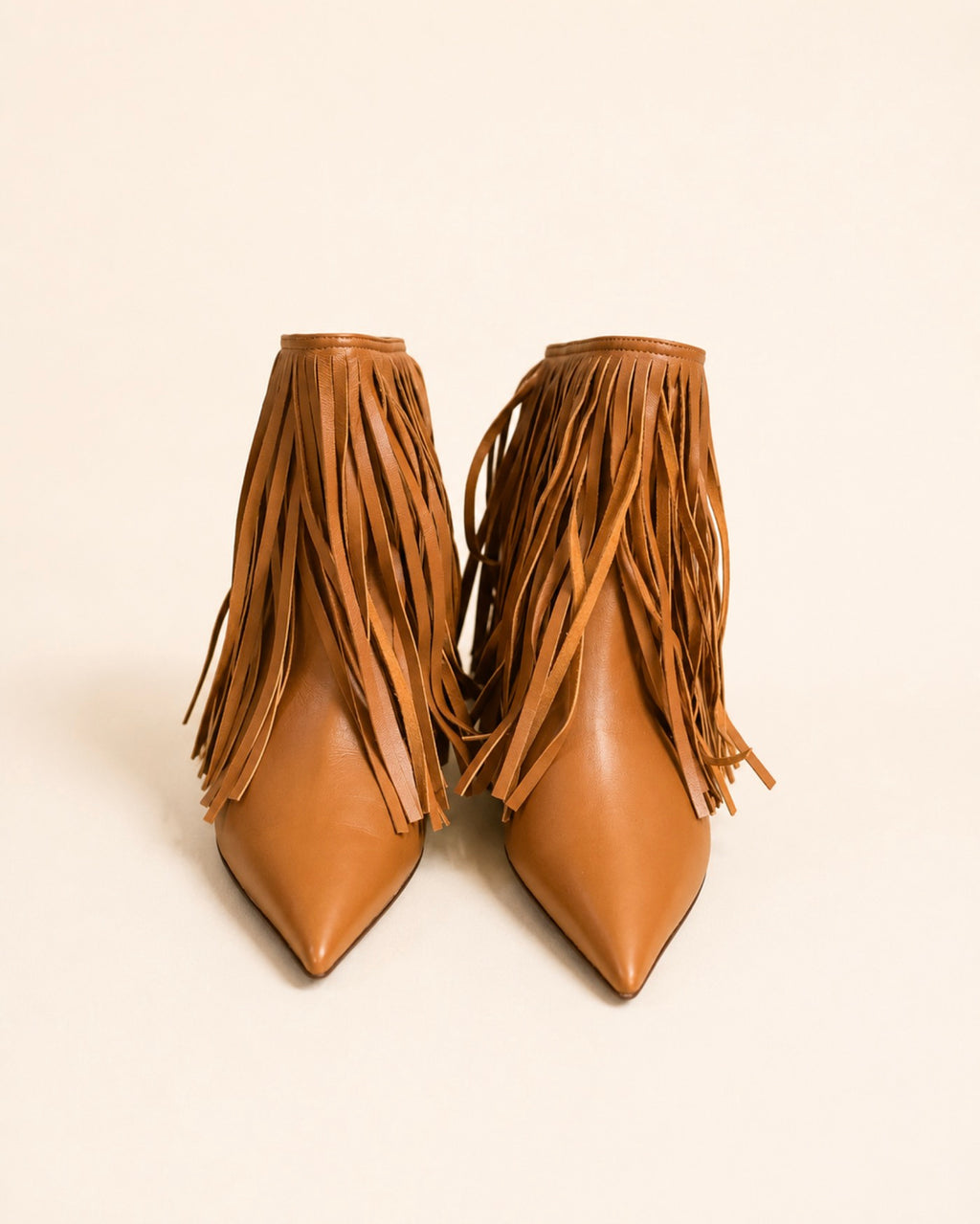 Padma Ankle Boot In Cognac Lambskin