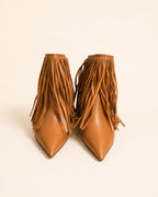 Padma Ankle Boot In Cognac Lambskin