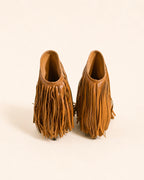 Padma Ankle Boot In Cognac Lambskin