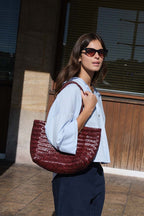 Cabas Delhi Medium - Bordeaux