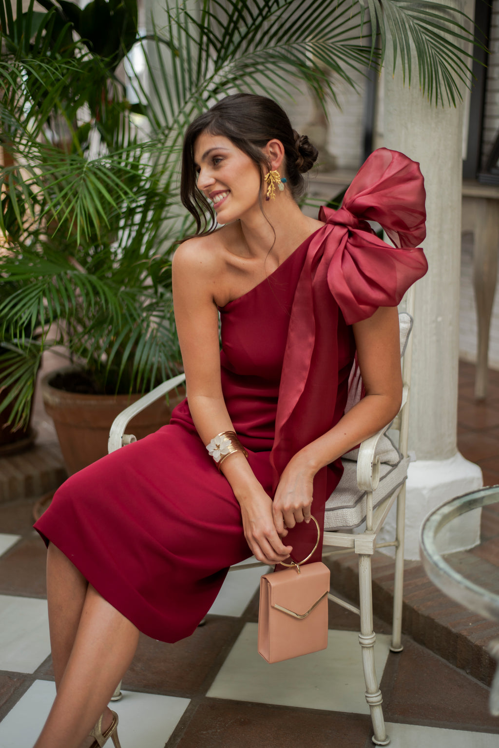 Robe Camille - Grenat