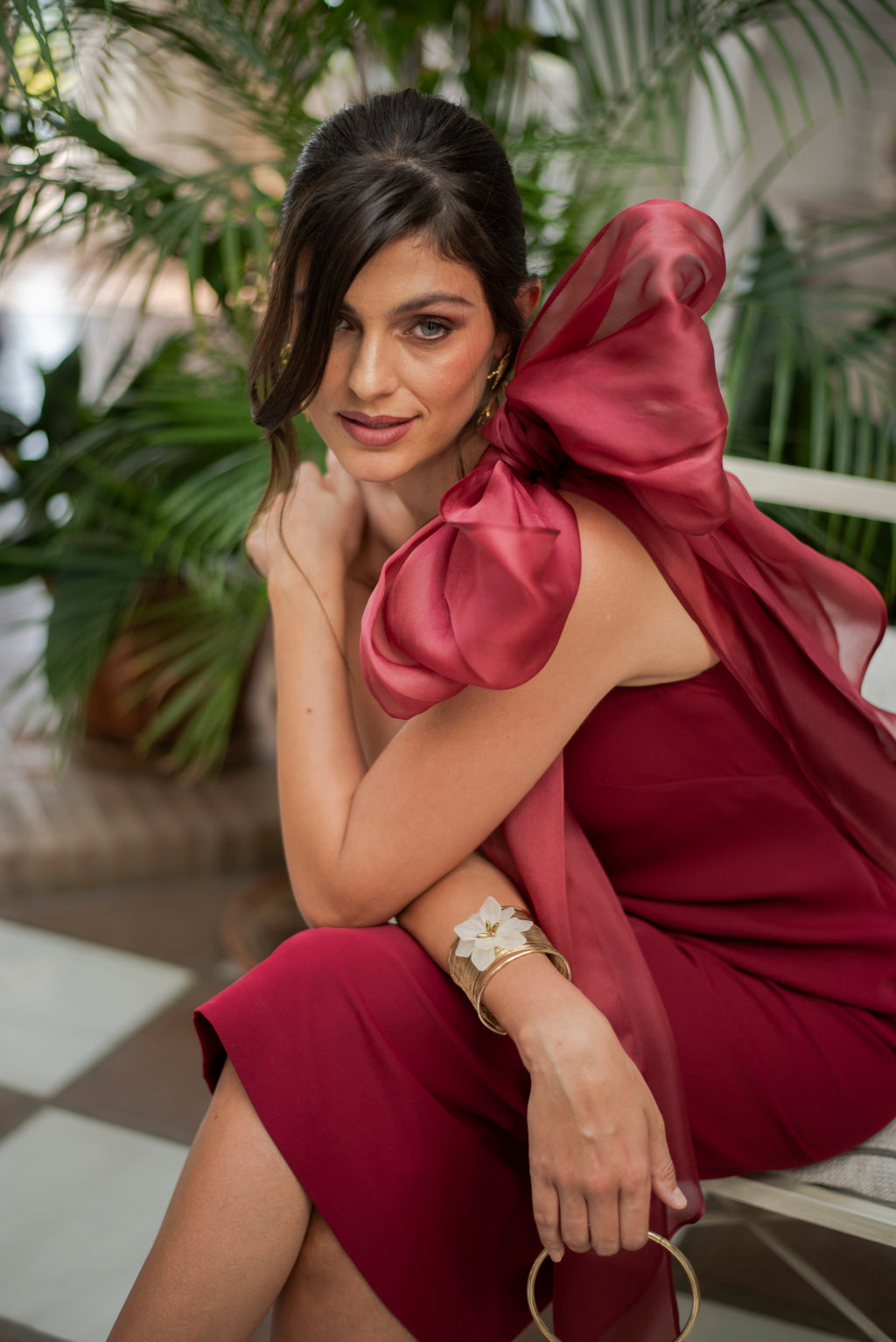 Robe Camille - Grenat