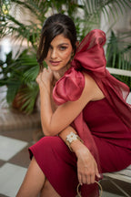 Robe Camille - Grenat