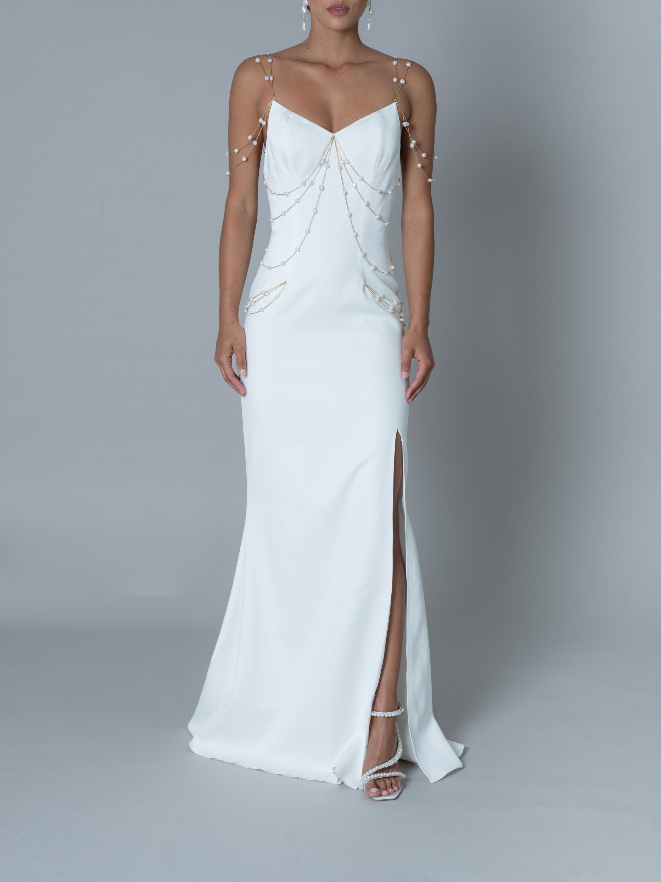 Campbell Dress - White