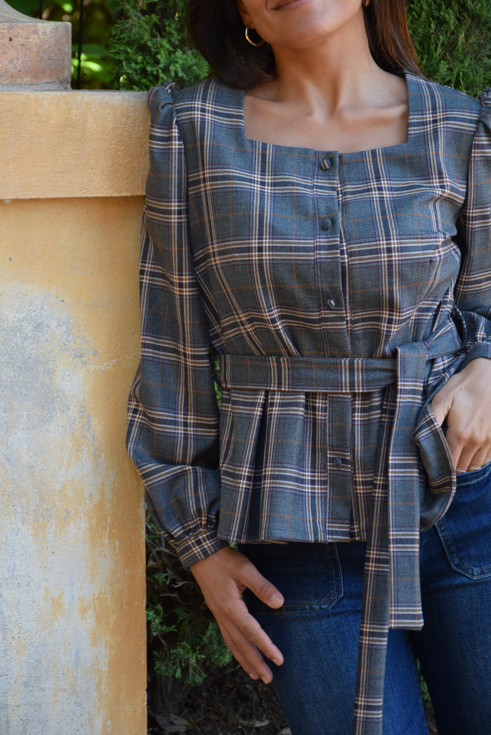 Top Beth Cuadros Gray