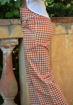 Ares Vichy Terracotta Trousers