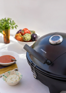 Barbecue Surface 2 In 1 - Barbecue Électrique Pliable De Table Ou Sur Pied - Exclusive