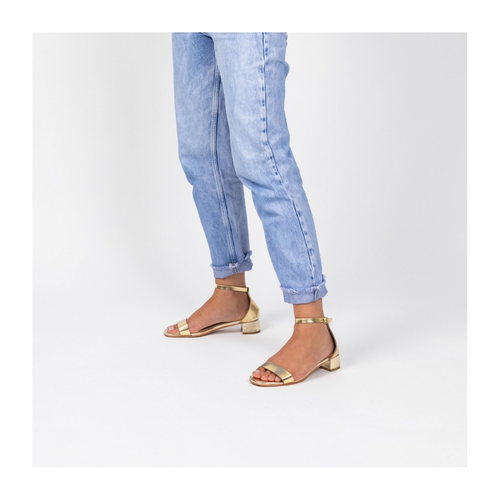 Anabel Heeled Sandals - Gold