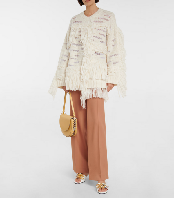 Pull Airy Alpaca Texture Knit - Natural - Mujer