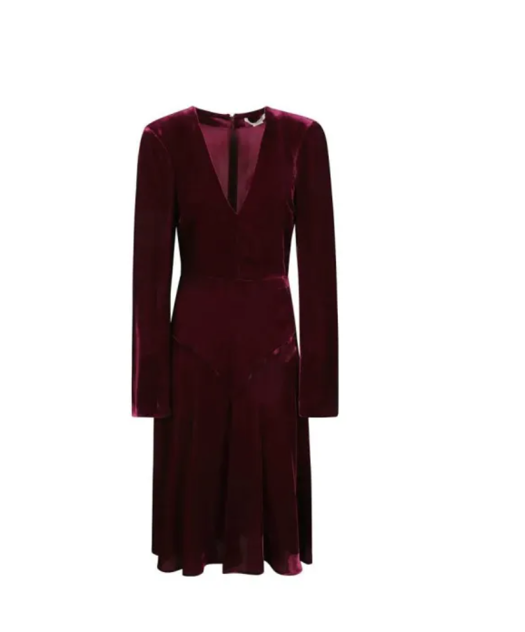 Vestido Tilted V - Grape - Mujer