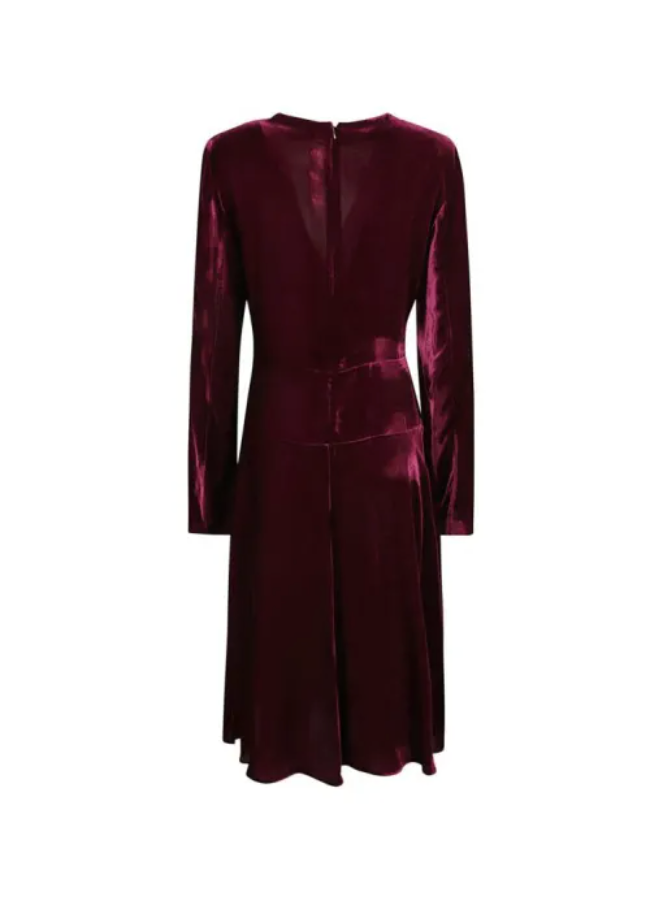 Vestido Tilted V - Grape - Mujer