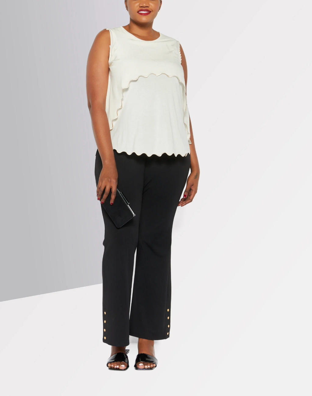 Stella Mc Cartney - Top Lace Sleeve Less - Natural - Women