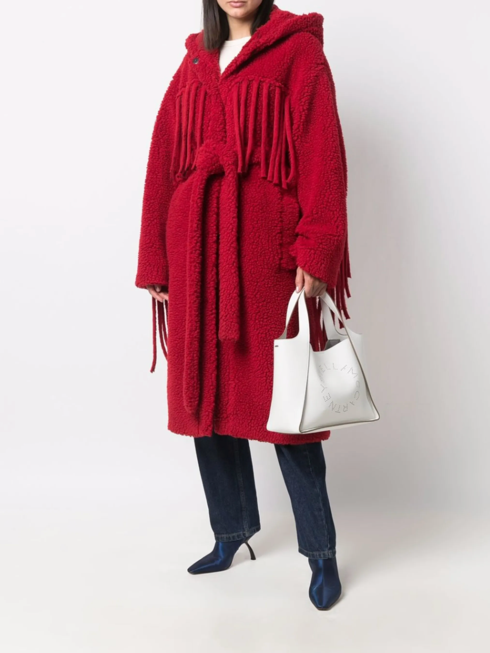 Abrigo Teddy Coating - Red - Mujer