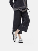 Mocassins Cross The Line - Argent