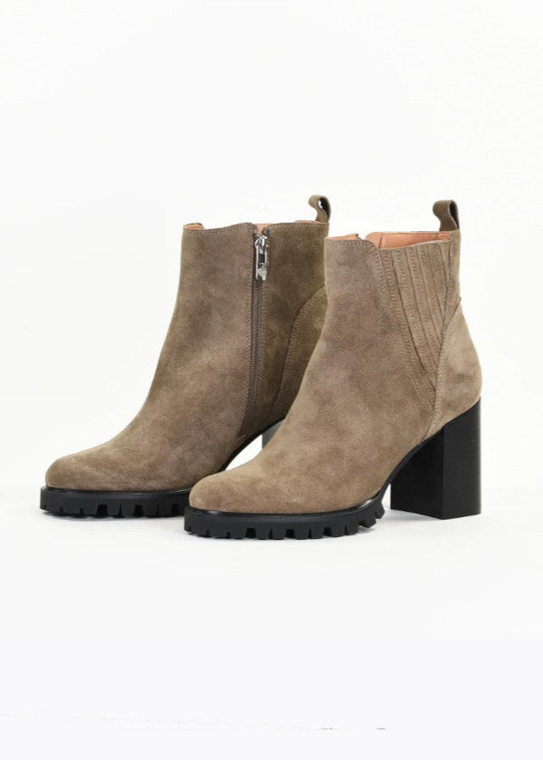 Poppy Ankle Boots - Taupe