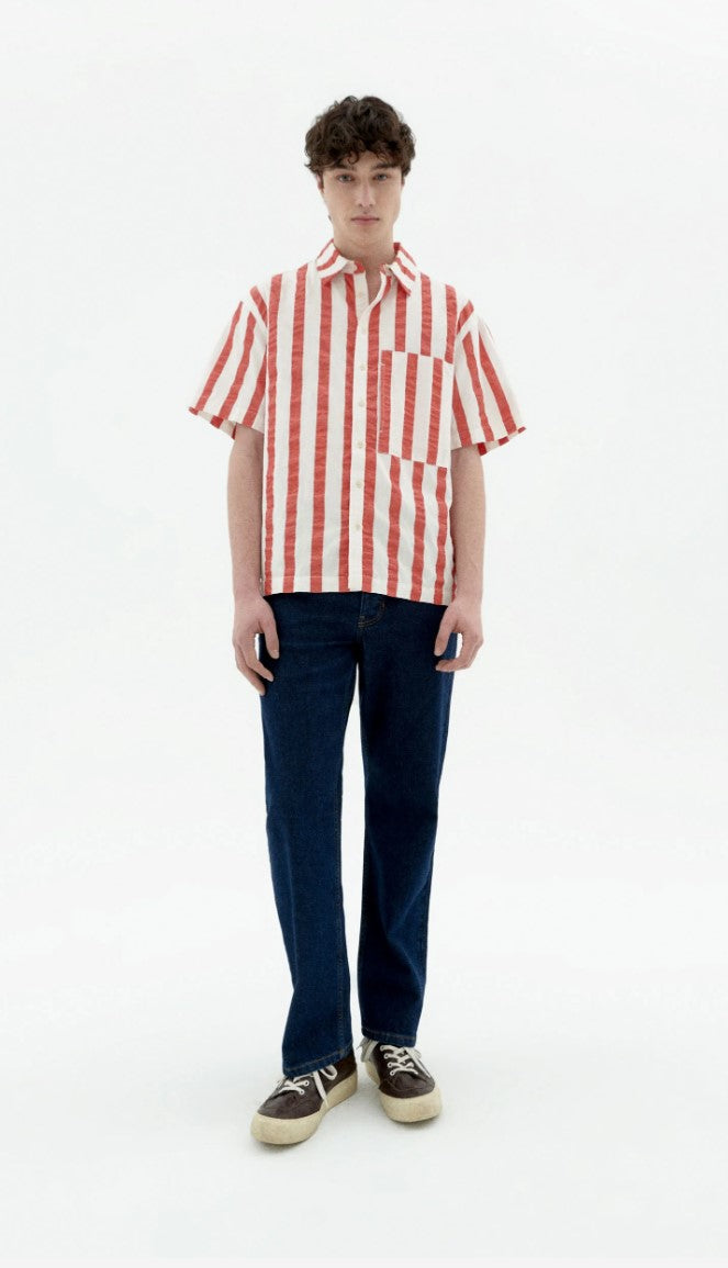 Chemise Ample Rouge Kurt