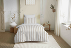 Pack Housse De Couette - 100% Coton - Florence Naturel