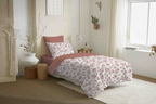 Pack Housse De Couette - 100% Coton - Eloise Abricot