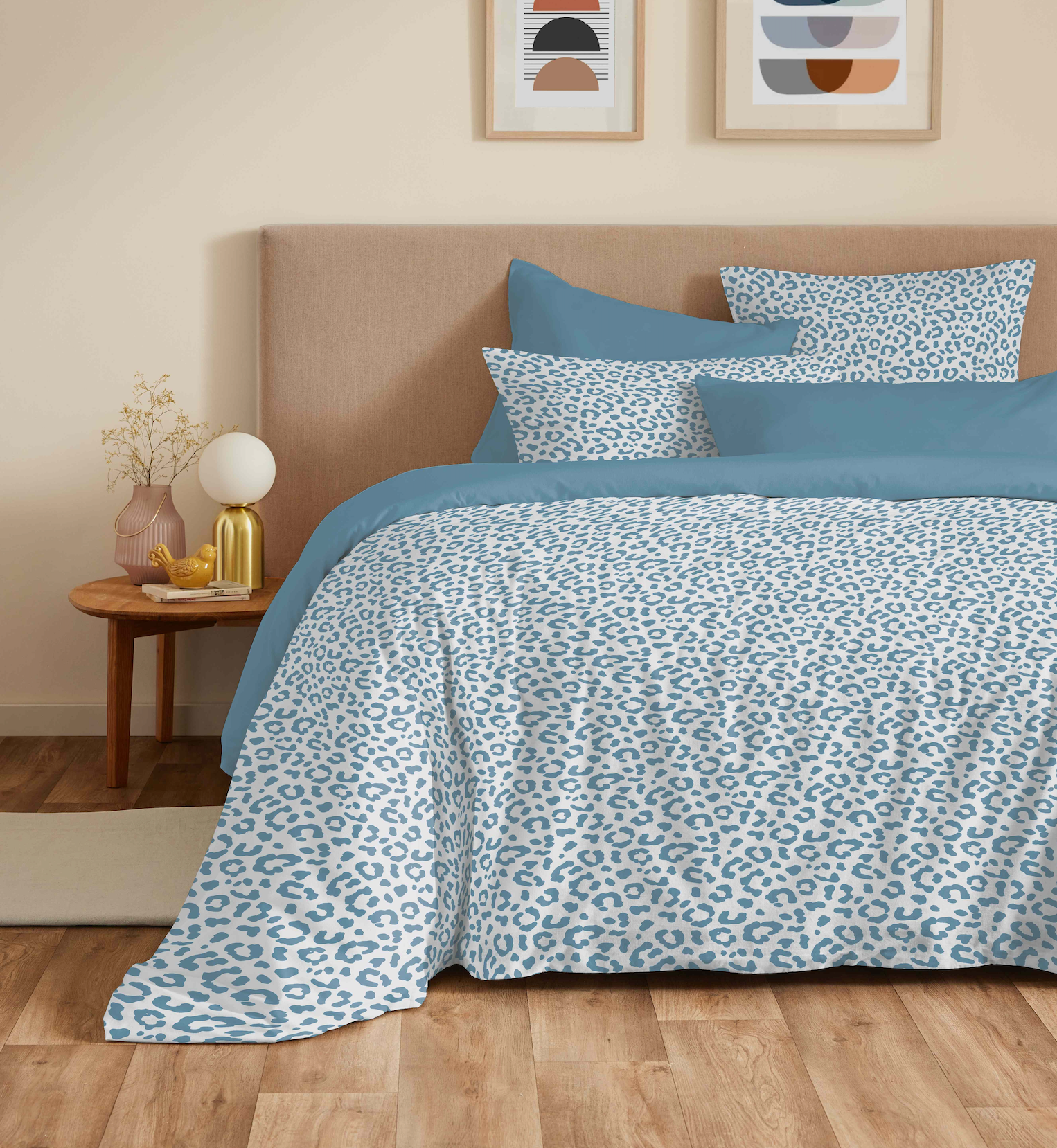 Duvet Cover Pack - 100% Cotton - Diana Blue