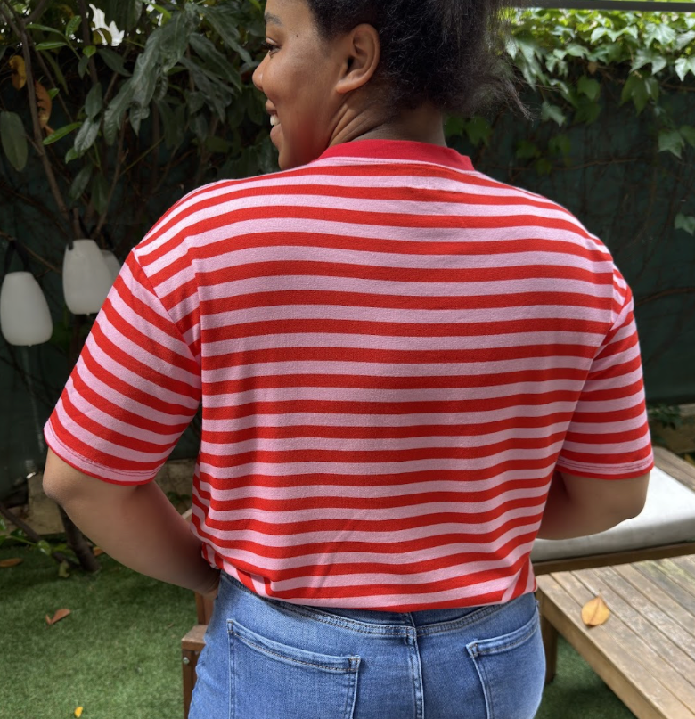 Tomy Red & Pink sailor top