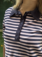 Tom Polo - Navy & Pink