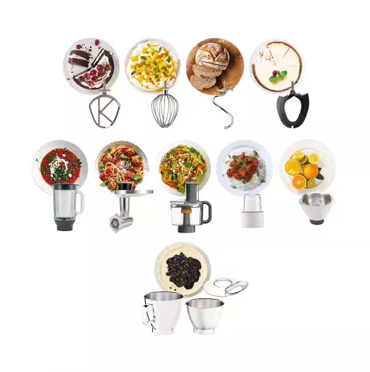 Pastry Robot - Titanium Chef Baker XL Complete Pack - 7L - Silver