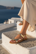 Sandalias Rena - Oro oscuro