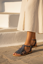 Sandales Tequesta - Denim Bleu