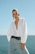 Alma Off-White Blouse