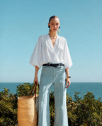 Alma Off-White Blouse