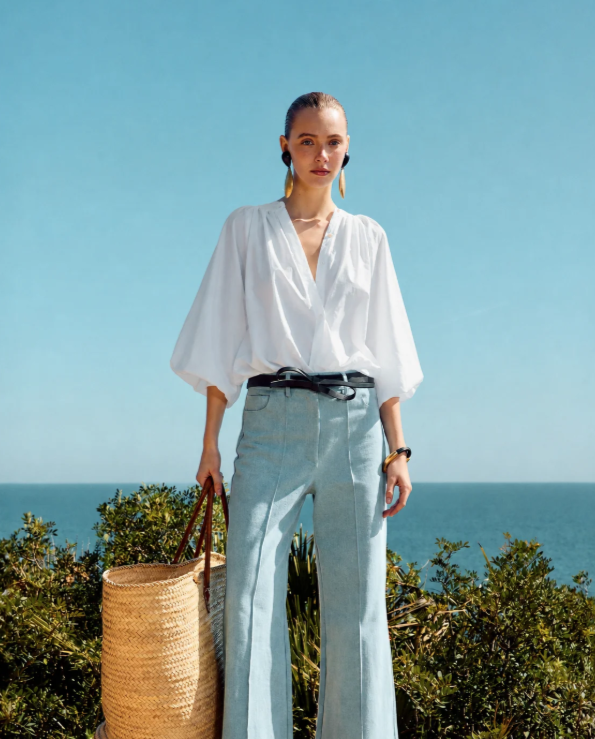 Alma Off-White Blouse