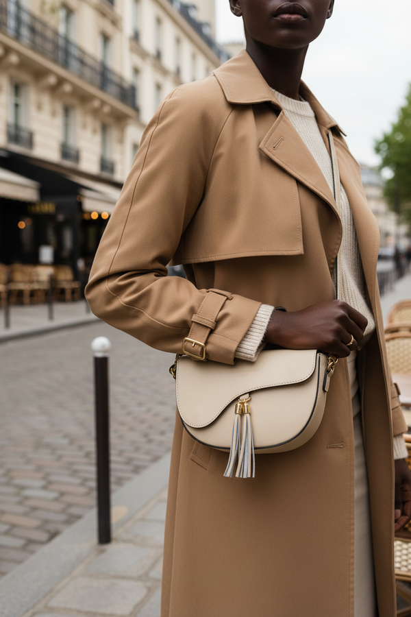 Sac À Bandoulière Kena - Beige