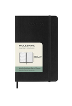 Agenda 18 Mois Classique Pocket 9X14 - Carnet Hebdomadaire - Noir