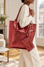 Sac À Main - Yana - Rouge Métallique