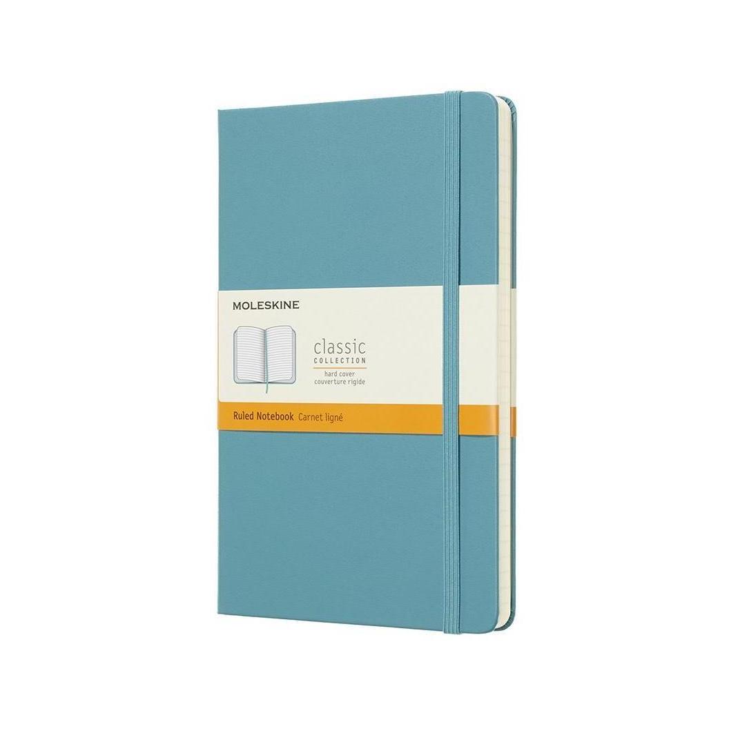 Carnet Classique Pocket 9X14 - Pages Lignées - Bleu Acier