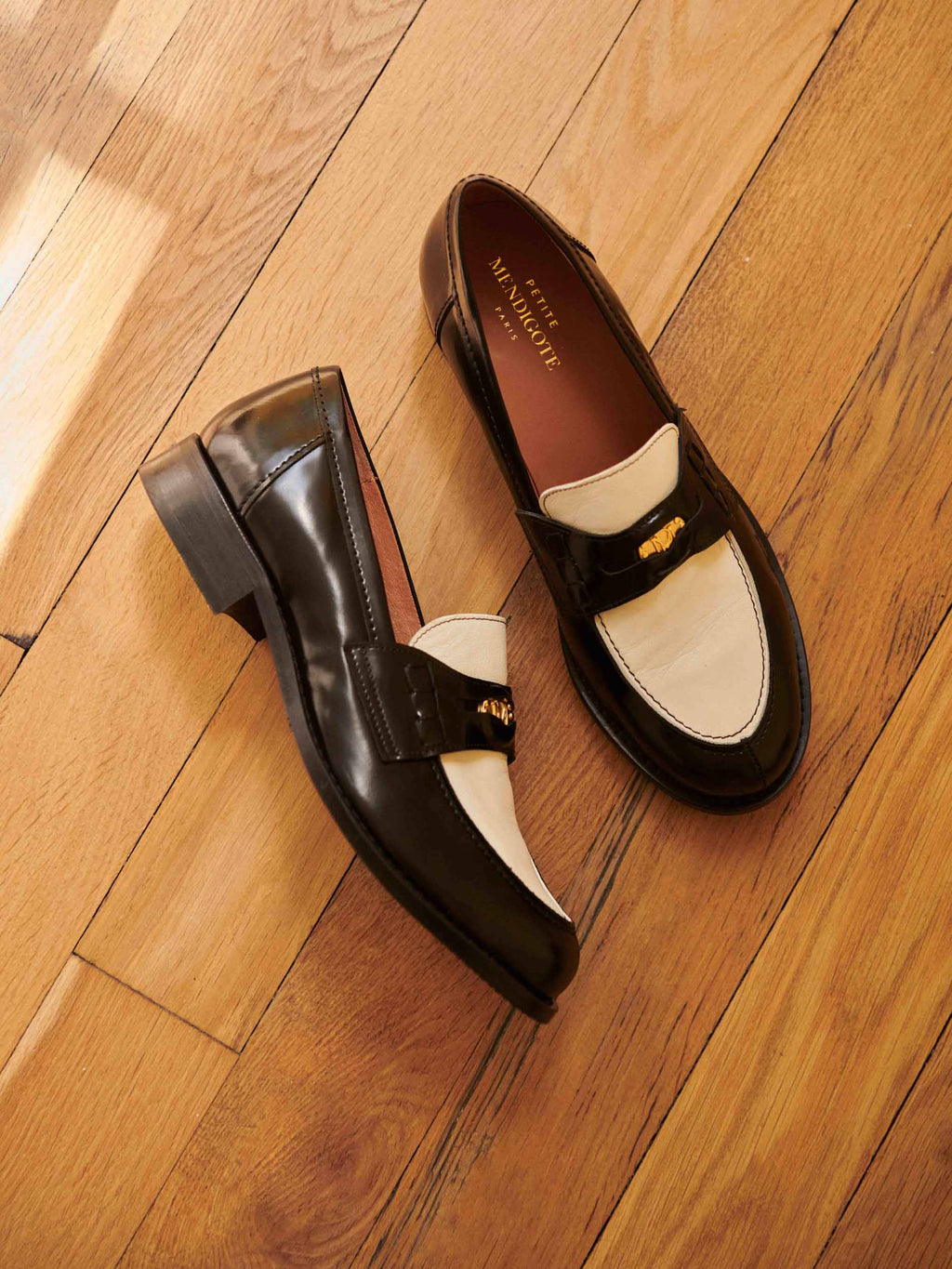 Mocassin Carole Vernis - Bicolore