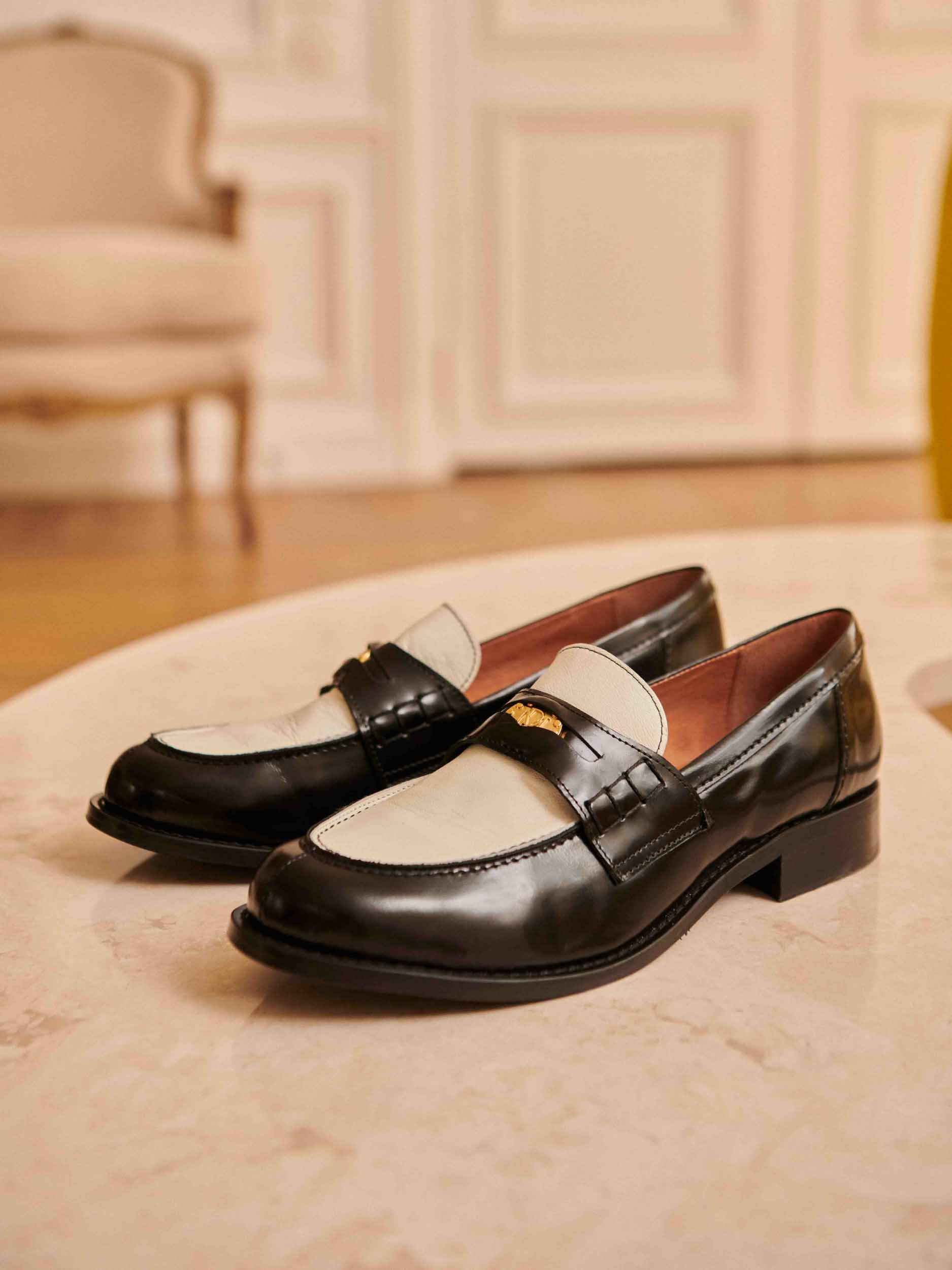 Mocassin Carole Vernis - Bicolore