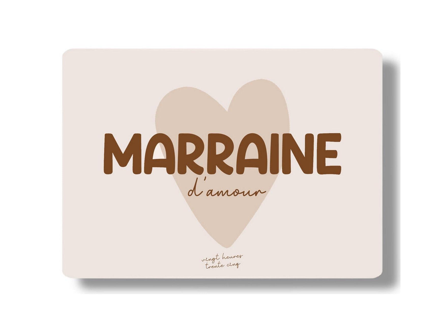 Carte - Marraine D'Amour