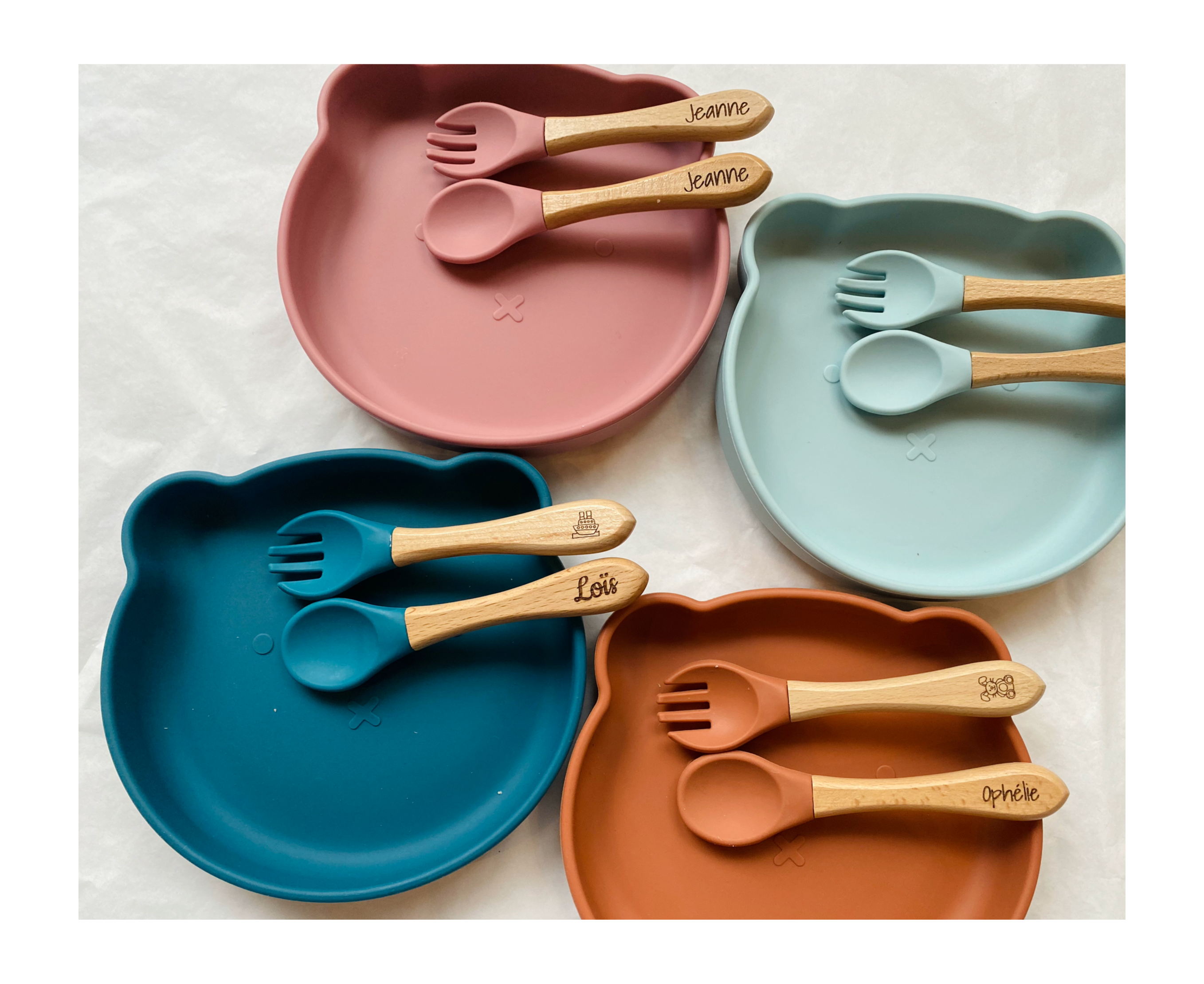 Marion L’Assiette Ourson (Personnalisable)