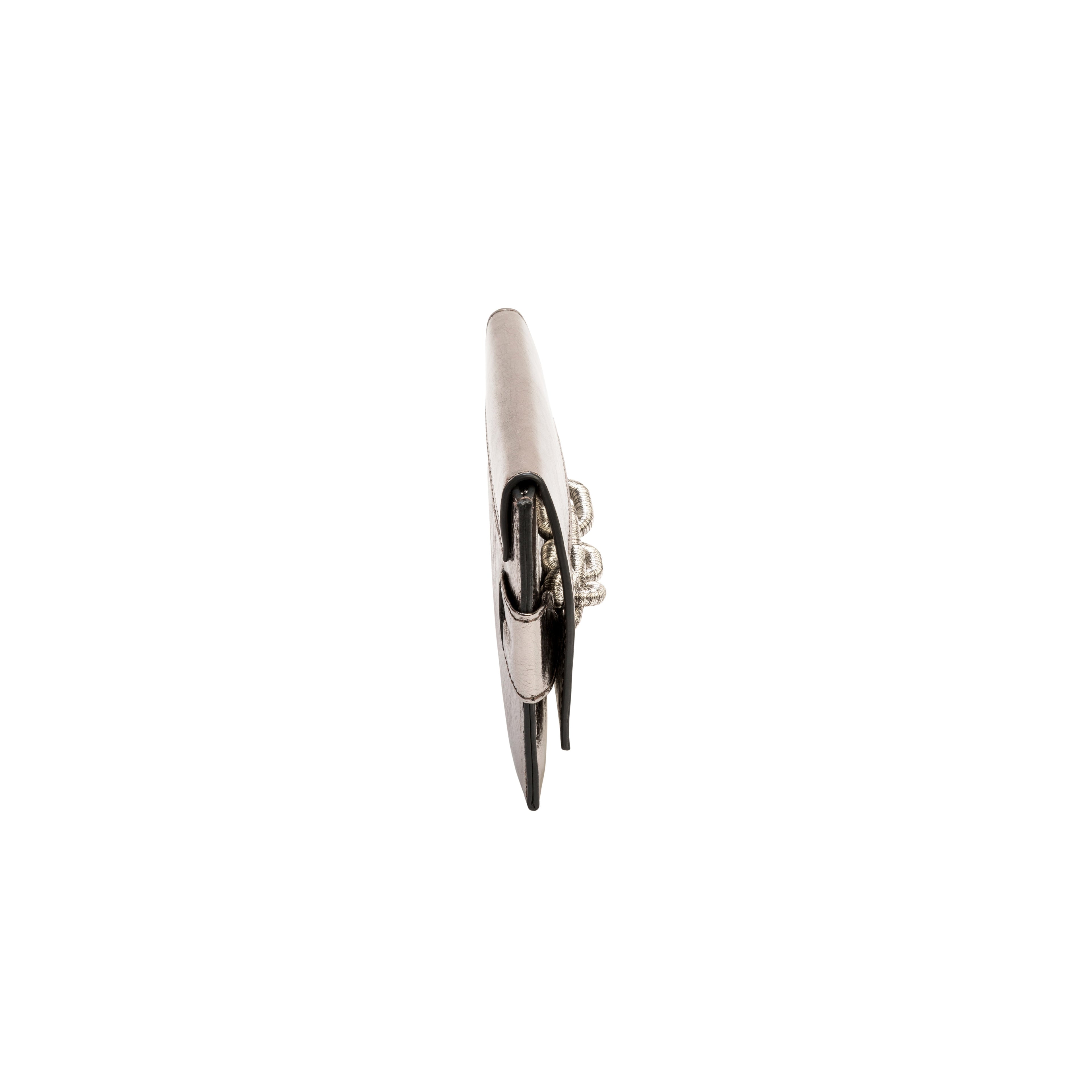 Catena Silver Envelope Clutch