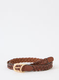 Astrid Petite Leather Belt - Camel