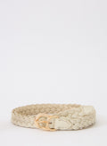 Ceinture Astrid Petite Cuir - Ecru
