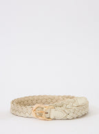 Ceinture Astrid Petite Cuir - Ecru