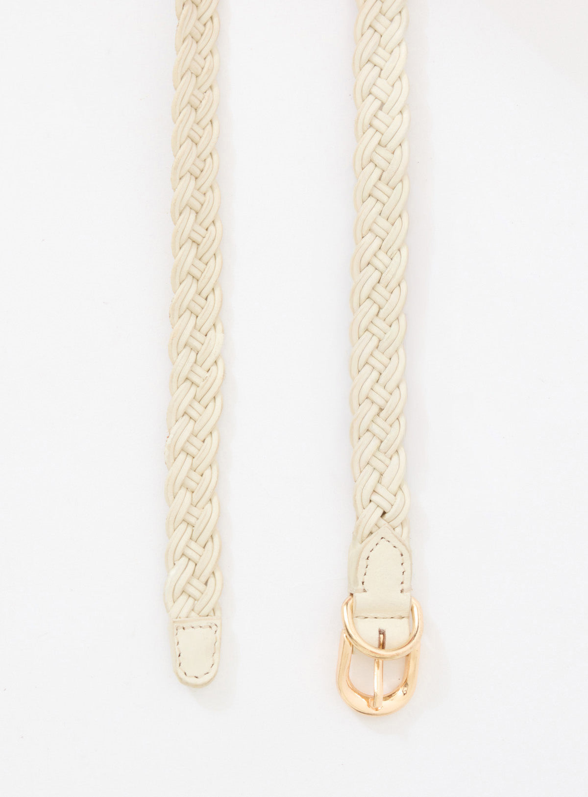 Ceinture Astrid Petite Cuir - Ecru