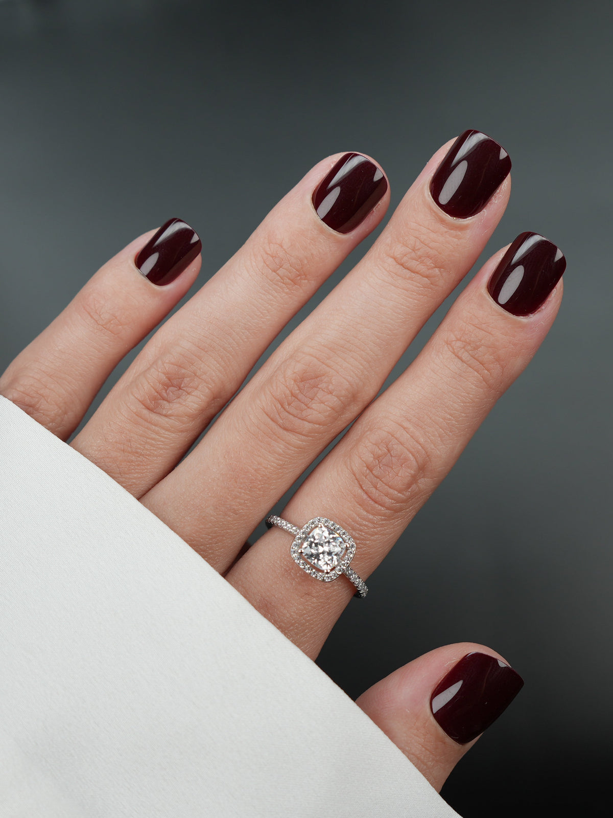 Faux Ongles - Cerise Noire